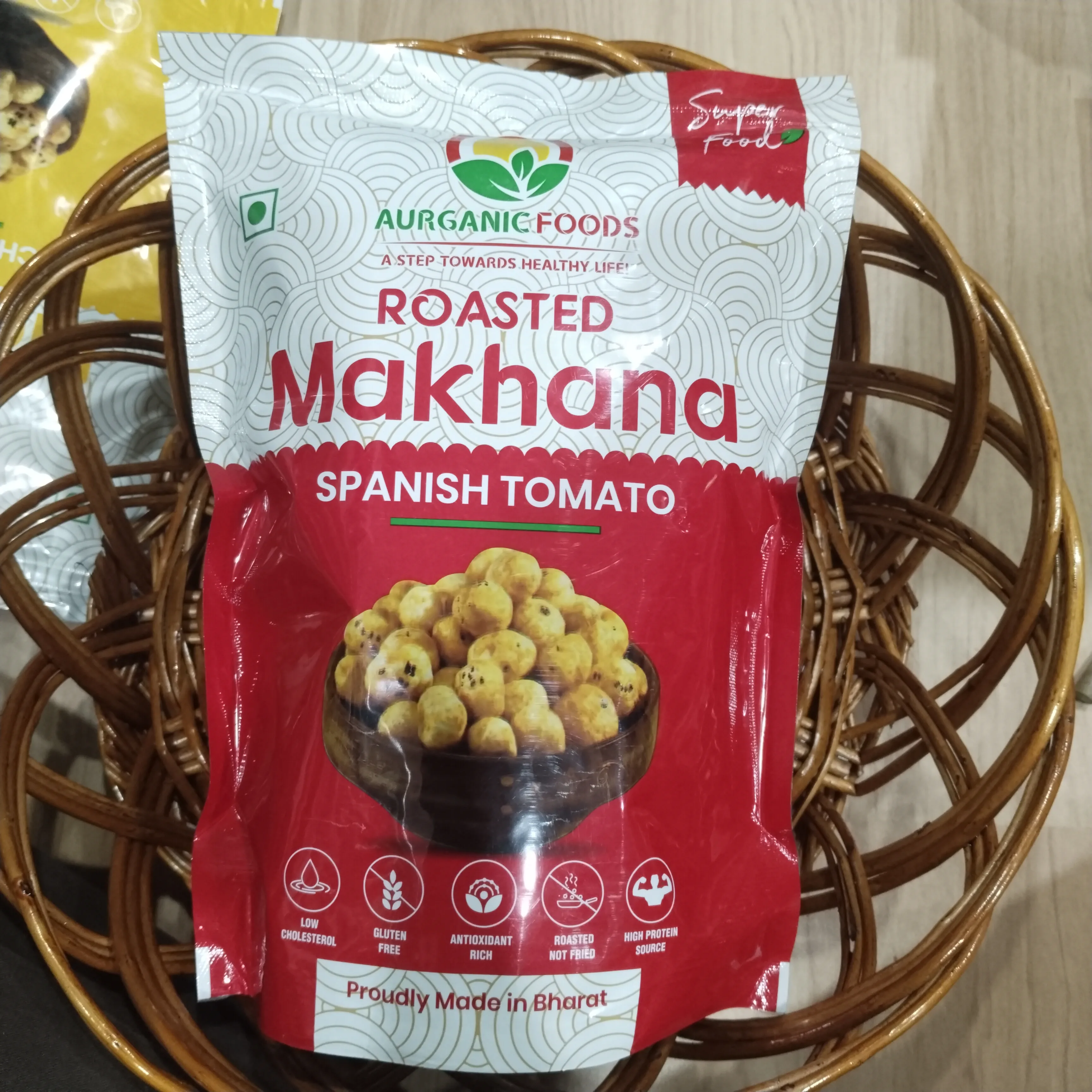 Roasted Makhana Spanish Tomato
